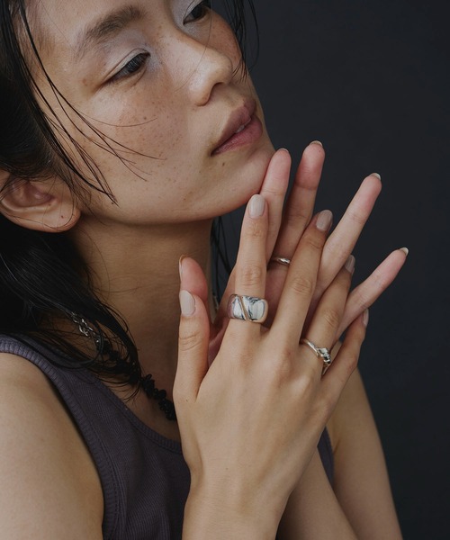 【セール】【金属アレルギー対応】Soil volume ring （ボリュームリング）/ニッケルフリーメッキ（リング）｜loni（ロニ）