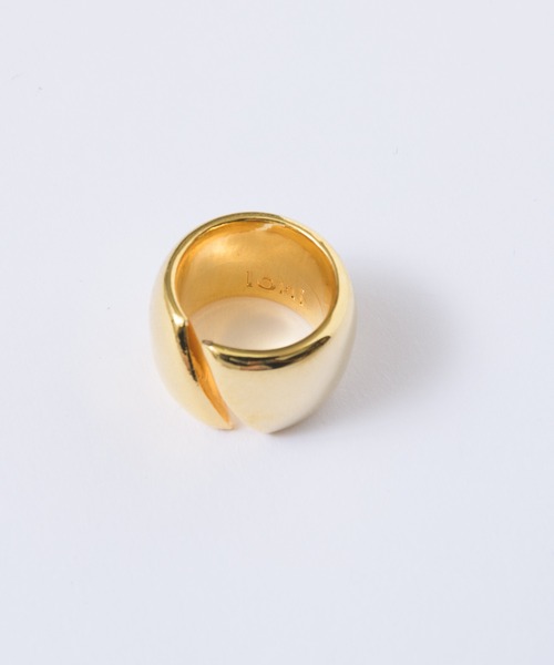 【セール】【金属アレルギー対応】Soil volume ring （ボリュームリング）/ニッケルフリーメッキ（リング）｜loni（ロニ）