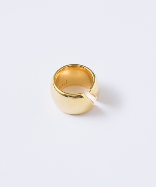 【セール】【金属アレルギー対応】Soil volume ring （ボリュームリング）/ニッケルフリーメッキ（リング）｜loni（ロニ）