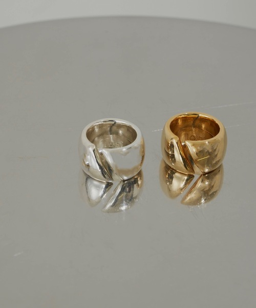 【セール】【金属アレルギー対応】Soil volume ring （ボリュームリング）/ニッケルフリーメッキ（リング）｜loni（ロニ）