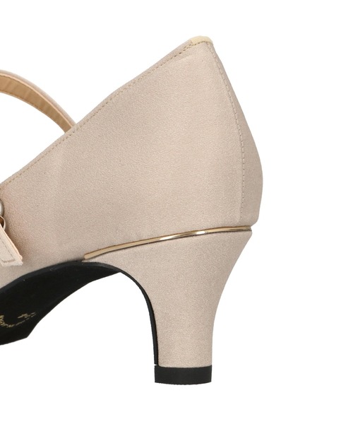 ASBee（アスビー）の「METAL ROUGE メタルルージュ レディース パール調ビジューストラップパンプス 507（パンプス・レディース・ベージュ/ブラック/ワインレッド・22.5cm/22.0cm/25.0cm/23.0cm/23.5cm/24.5cm/24.0cm）」の19枚目の写真