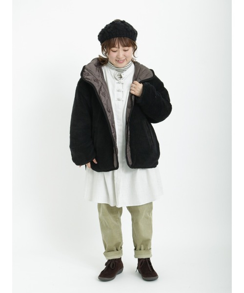 Samansa Mos2(サマンサ モスモス)の「太コーデュロイテーパードパンツ(その他パンツ・レディース・オフホワイト/グレー/ベージュ/オレンジ/グリーン・フリ-)」の22枚目の写真