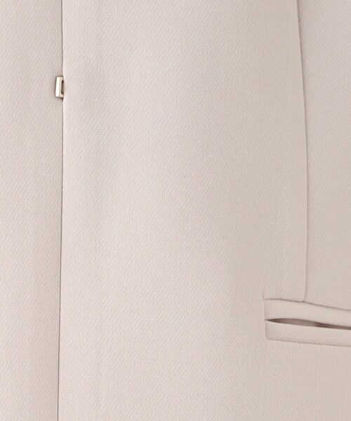 index（インデックス）の「◆セットアップ対応 ノーカラージャケット【洗える/UV/イージーケア】（ノーカラージャケット・レディース・ライトグレー/ブルー系5/ネイビー・40/38/42/36）」の15枚目の写真