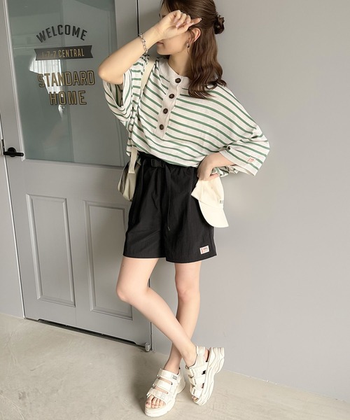 Java（ジャバ）の「《JaVa ジャバコラボ》大人のミニ。バックルベルトショートパンツ（その他パンツ・レディース・ベージュ系その他/モカ/ブラック・LARGE/MEDIUM/SMALL/X-LARGE）」の8枚目の写真