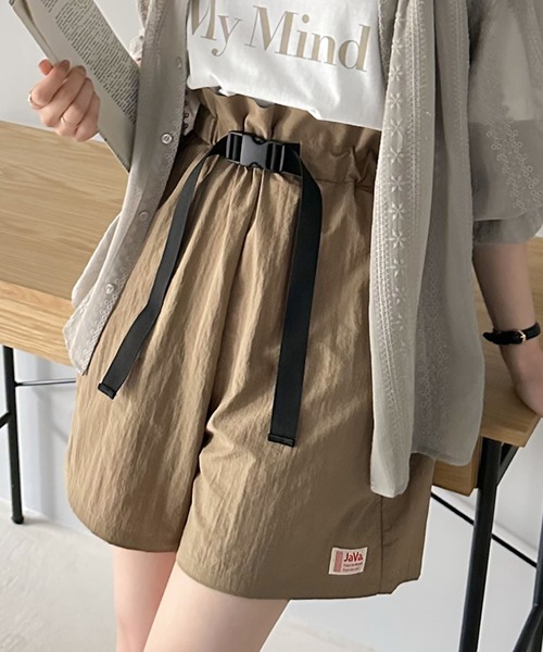 Java（ジャバ）の「《JaVa ジャバコラボ》大人のミニ。バックルベルトショートパンツ（その他パンツ・レディース・ベージュ系その他/モカ/ブラック・LARGE/MEDIUM/SMALL/X-LARGE）」の14枚目の写真