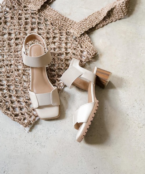 STEVE MADDEN サンダル チャンキーパフィーサンダル/STEVE BIBI