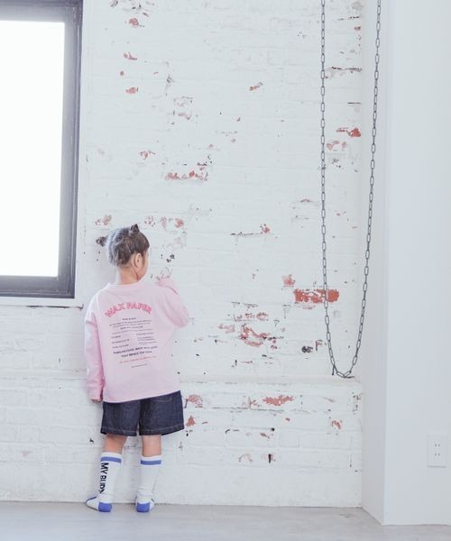 LOWRYS FARM（ローリーズファーム）の「ＣＯＮＥデニムショートパンツ　177885（デニムパンツ・キッズ・ワンウォッシュ/ケミカルウォッシュ・110cm/120cm/130cm/140cm/150cm）」の11枚目の写真