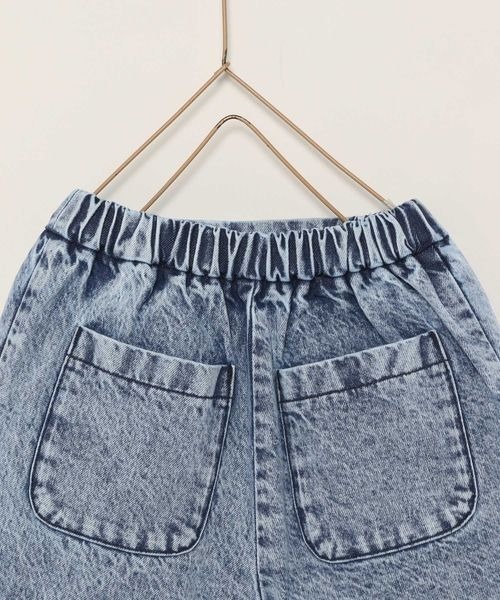 LOWRYS FARM（ローリーズファーム）の「ＣＯＮＥデニムショートパンツ　177885（デニムパンツ・キッズ・ワンウォッシュ/ケミカルウォッシュ・110cm/120cm/130cm/140cm/150cm）」の20枚目の写真
