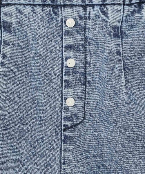 LOWRYS FARM（ローリーズファーム）の「ＣＯＮＥデニムショートパンツ　177885（デニムパンツ・キッズ・ワンウォッシュ/ケミカルウォッシュ・110cm/120cm/130cm/140cm/150cm）」の21枚目の写真
