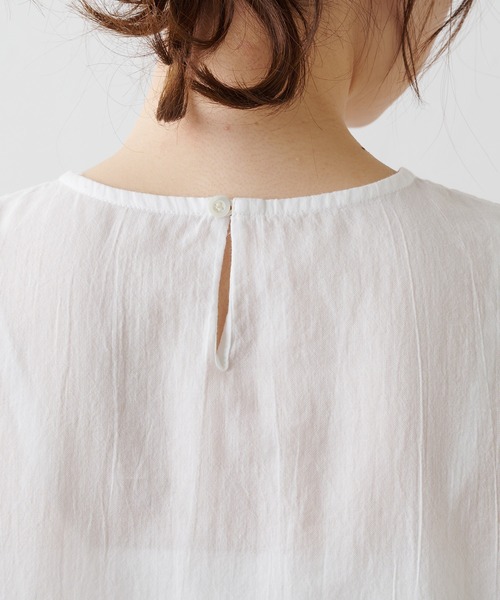 PUAL CE CIN(ピュアルセシン)の「袖口レースブラウス(シャツ/ブラウス・レディース・ブラック/オフホワイト・FREE)」の12枚目の写真