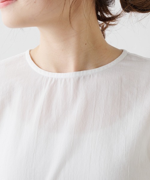 PUAL CE CIN(ピュアルセシン)の「袖口レースブラウス(シャツ/ブラウス・レディース・ブラック/オフホワイト・FREE)」の8枚目の写真