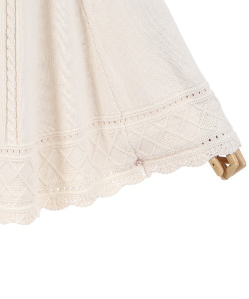 axes femme（アクシーズファム）の「ケーブルニットポンチョ（ポンチョ・レディース・キナリ/ラベンダー/ミント・FREE）」の9枚目の写真