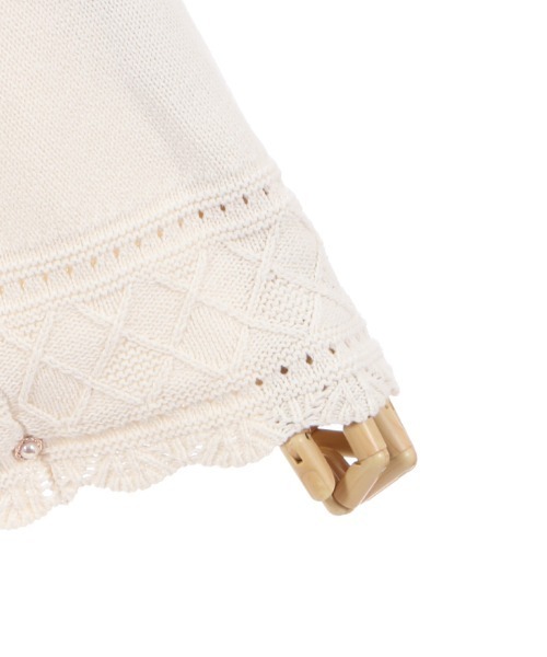 axes femme（アクシーズファム）の「ケーブルニットポンチョ（ポンチョ・レディース・キナリ/ラベンダー/ミント・FREE）」の13枚目の写真