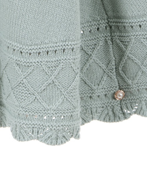 axes femme（アクシーズファム）の「ケーブルニットポンチョ（ポンチョ・レディース・キナリ/ラベンダー/ミント・FREE）」の19枚目の写真