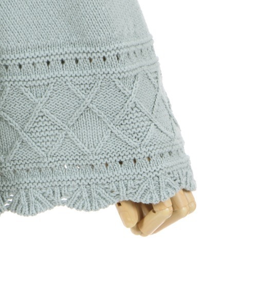 axes femme（アクシーズファム）の「ケーブルニットポンチョ（ポンチョ・レディース・キナリ/ラベンダー/ミント・FREE）」の22枚目の写真