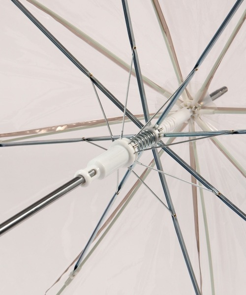 GLOBAL WORK（グローバルワーク）の「バイカラービニ傘/174699（長傘・レディース・ダークブラウン/グリーン/ライトブルー・FREE）」の7枚目の写真