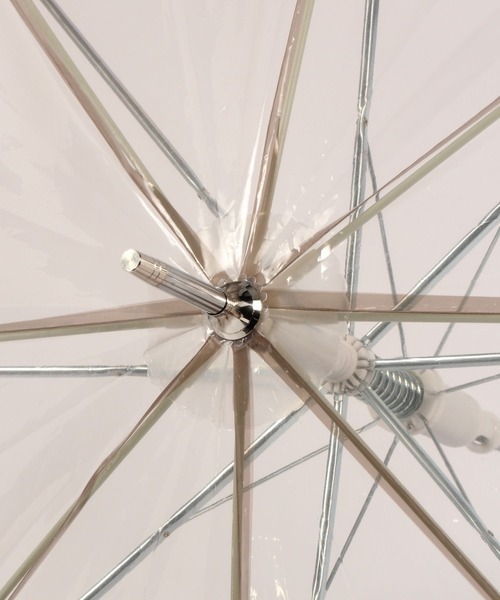 GLOBAL WORK（グローバルワーク）の「バイカラービニ傘/174699（長傘・レディース・ダークブラウン/グリーン/ライトブルー・FREE）」の8枚目の写真