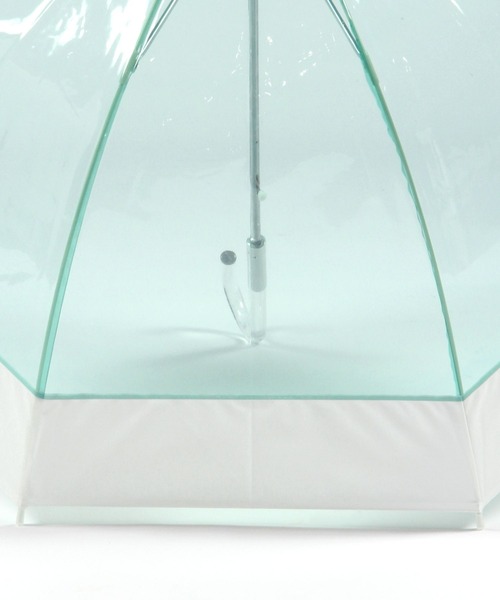 GLOBAL WORK（グローバルワーク）の「バイカラービニ傘/174699（長傘・レディース・ダークブラウン/グリーン/ライトブルー・FREE）」の11枚目の写真