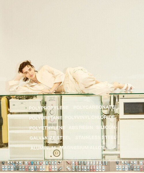 Firsthand（ファーストハンド）の「Firsthand/ファーストハンド リサイクルナイロン カーゴパンツ（カーゴパンツ・レディース・サックスブルー/ブラック/オフホワイト・FREE）」の18枚目の写真