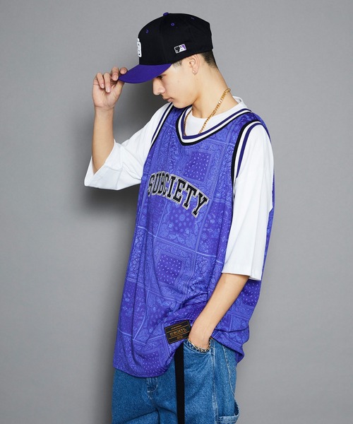 Subciety（サブサエティ）の「PAISLEY GAME SHIRT（タンクトップ