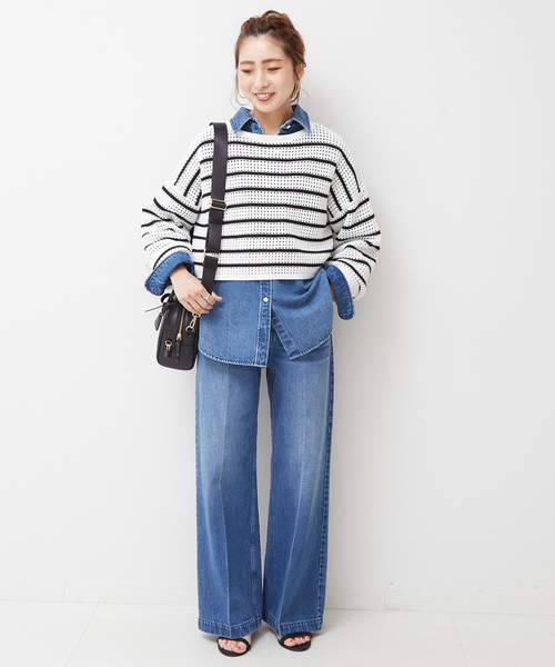Spick & Span(スピックアンドスパン)の「デニムパンツ(デニムパンツ・レディース・ブルー・36/38)」の8枚目の写真