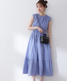 N.（N. Natural Beauty Basic） | 【S Size Line】◆コットンローンティアードウエストリボンワンピース(ワンピース)