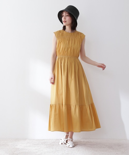 N.(N. Natural Beauty Basic)(エヌエヌナチュラルビューティーベーシック)の「【S Size Line】◆コットンローンティアードウエストリボンワンピース(ワンピース・レディース・ブラック/ブルー/ライラック/イエロー/ライトグリーン/パープル・SMALL/MEDIUM)」の11枚目の写真