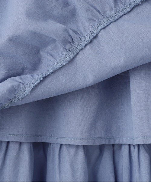 N.(N. Natural Beauty Basic)(エヌエヌナチュラルビューティーベーシック)の「【S Size Line】◆コットンローンティアードウエストリボンワンピース(ワンピース・レディース・ブラック/ブルー/ライラック/イエロー/ライトグリーン/パープル・SMALL/MEDIUM)」の22枚目の写真