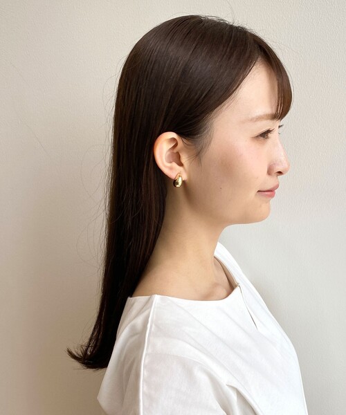 OPAQUE.CLIP（オペークドットクリップ）の「◆メタルドロップイヤリング（イヤリング・レディース・シルバー/ゴールド・00）」の6枚目の写真