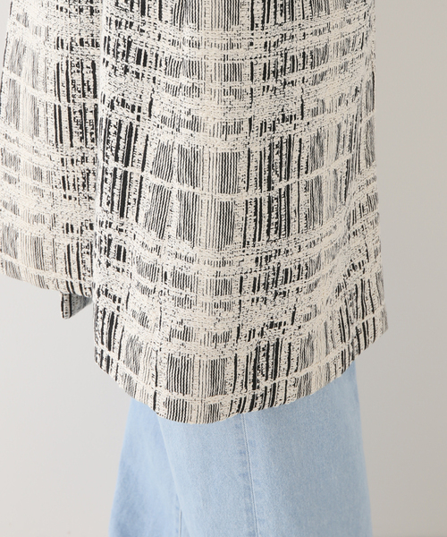 セール】BLACK GIOLICAツイードガウン（その他アウター）｜FRAMeWORK