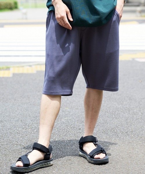 LB/S (エルビーエス)の「【RACOOL/ラクール】ショート パンツ 接触冷感 ソフトタッチ ストレッチ 滑らか 快適 夏服 クールビズ レーヨン リラクシングウェア(その他パンツ・メンズ・グレー/カーキ/スミクロ・MEDIUM/LARGE/X-LARGE)」の1枚目の写真