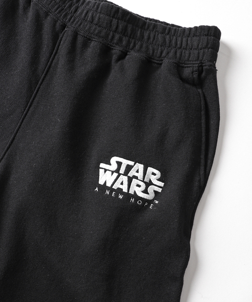 STAR WARS（スターウォーズ）の「【STAR WARS】relume 別注 ロゴ刺繍スウェットショーツ（スウェットパンツ・メンズ・チャコールグレー/ブラック系その他/グレー/ブラック・LARGE/MEDIUM）」の2枚目の写真