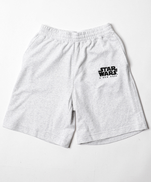 STAR WARS（スターウォーズ）の「【STAR WARS】relume 別注 ロゴ刺繍スウェットショーツ（スウェットパンツ・メンズ・チャコールグレー/ブラック系その他/グレー/ブラック・LARGE/MEDIUM）」の9枚目の写真