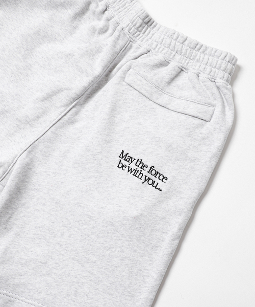 STAR WARS（スターウォーズ）の「【STAR WARS】relume 別注 ロゴ刺繍スウェットショーツ（スウェットパンツ・メンズ・チャコールグレー/ブラック系その他/グレー/ブラック・LARGE/MEDIUM）」の5枚目の写真