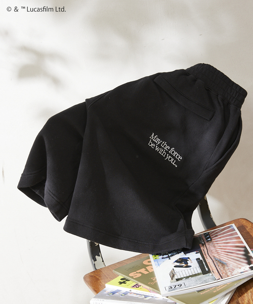 STAR WARS（スターウォーズ）の「【STAR WARS】relume 別注 ロゴ刺繍スウェットショーツ（スウェットパンツ・メンズ・チャコールグレー/ブラック系その他/グレー/ブラック・LARGE/MEDIUM）」の10枚目の写真