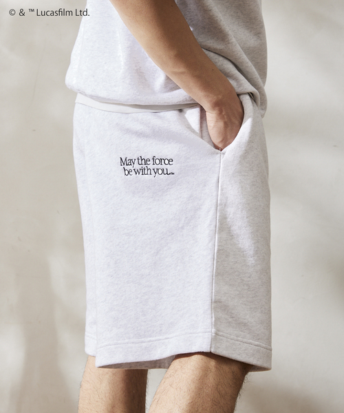 STAR WARS（スターウォーズ）の「【STAR WARS】relume 別注 ロゴ刺繍スウェットショーツ（スウェットパンツ・メンズ・チャコールグレー/ブラック系その他/グレー/ブラック・LARGE/MEDIUM）」の19枚目の写真