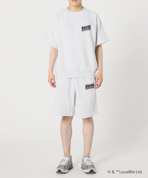 STAR WARS（スターウォーズ）の「【STAR WARS】relume 別注 ロゴ刺繍スウェットショーツ（スウェットパンツ・メンズ・チャコールグレー/ブラック系その他/グレー/ブラック・LARGE/MEDIUM）」の15枚目の写真