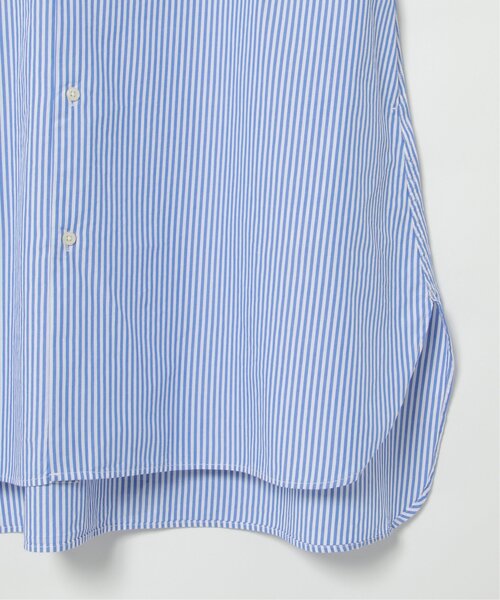 NO NEED（ノーニード）の「ブロ－ドＡラインオーバーロングシャツ（シャツ/ブラウス・メンズ・ホワイト/ベージュ系その他/ブルー/ベージュ/チャコールグレー/ブルー系/スカイブルー/ブラック・L/M）」の12枚目の写真