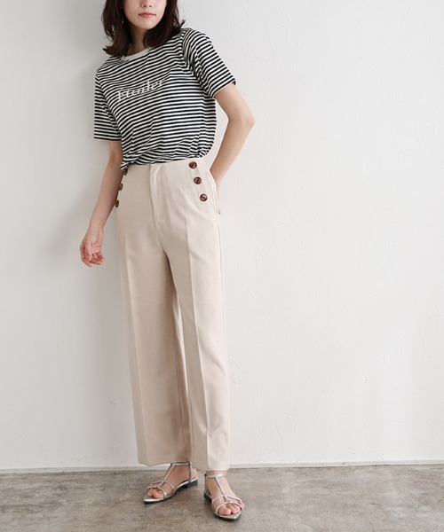 ストラップフラットサンダル