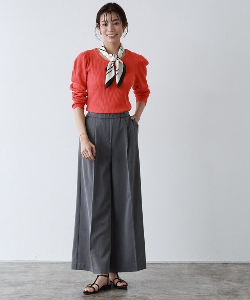 ストラップフラットサンダル