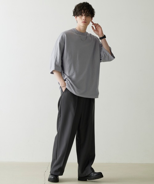 新品✨MR.GENTLEMAN 半袖サマーニット　M 上品なパープル 新品✨MR.GENTLEMAN 半袖サマーニット M 上品なパープル