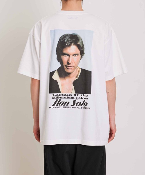 ADAM ET ROPE'（アダムエロペ）の「《WEB限定》【STAR WARS × 10 CULTURE】ORIGINAL HAN SOLO T-SHIRT / UNISEX（Tシャツ/カットソー・メンズ・ホワイト/ホワイト系その他・L/M/XL）」の19枚目の写真