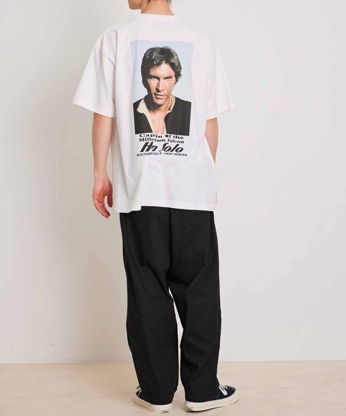 ADAM ET ROPE'（アダムエロペ）の「《WEB限定》【STAR WARS × 10 CULTURE】ORIGINAL HAN SOLO T-SHIRT / UNISEX（Tシャツ/カットソー・メンズ・ホワイト/ホワイト系その他・L/M/XL）」の9枚目の写真