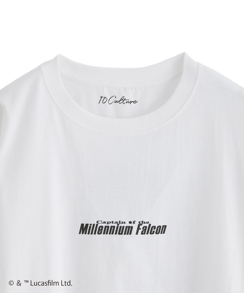 ADAM ET ROPE'（アダムエロペ）の「《WEB限定》【STAR WARS × 10 CULTURE】ORIGINAL HAN SOLO T-SHIRT / UNISEX（Tシャツ/カットソー・メンズ・ホワイト/ホワイト系その他・L/M/XL）」の10枚目の写真