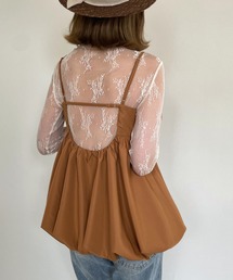 JUNOAH | バックオープンバルーンキャミソール(キャミソール)