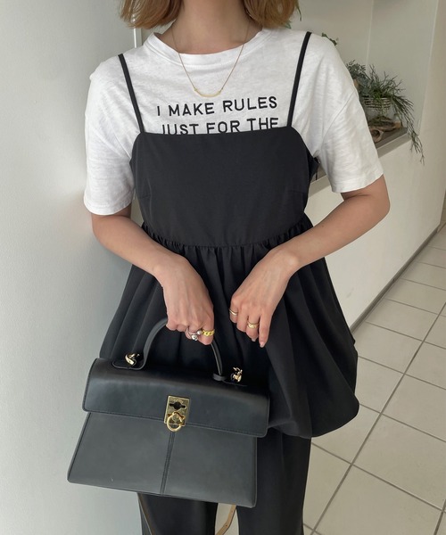 JUNOAH（ジュノア）の「バックオープンバルーンキャミソール（キャミソール・レディース・キャメル/ホワイト/ブラック・MEDIUM/LARGE/X-LARGE）」の7枚目の写真