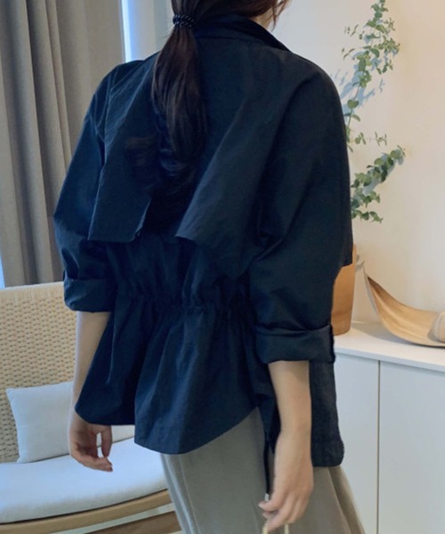 DAY CLOSET(デイ クローゼット)の「レディース 2WAYライトアウター(マウンテンパーカー・レディース・ホワイト/ブラック/ネイビー/ベージュ/カーキ・ONE SIZE)」の1枚目の写真