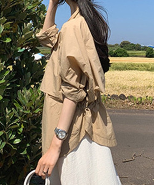 DAY CLOSET(デイ クローゼット)の「レディース 2WAYライトアウター(マウンテンパーカー・レディース・ホワイト/ブラック/ネイビー/ベージュ/カーキ・ONE SIZE)」の19枚目の写真