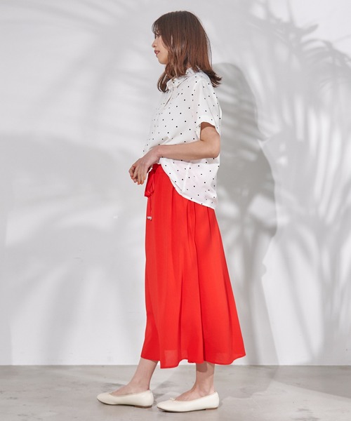 Arnold Palmer(アーノルドパーマー)の「コンパクト ドット シャツ(シャツ/ブラウス・レディース・ホワイト系その他/ネイビー系・S/L/M)」の10枚目の写真