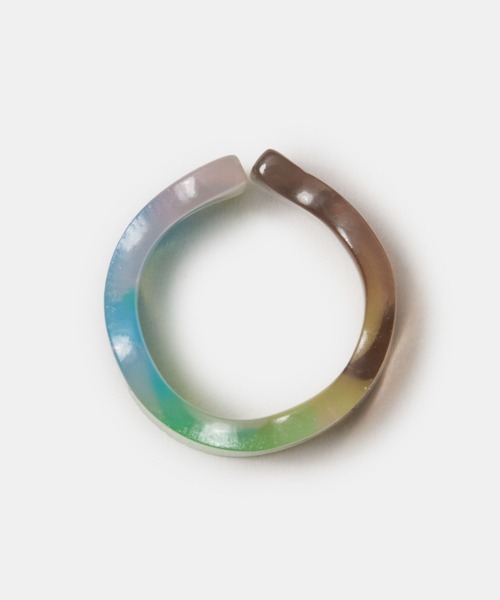 FOREVER 21（フォーエバー トゥエンティーワン）の「マーブルリング（リング・レディース・オレンジ/ブラウン/ホワイト系その他/その他・FREE）」の8枚目の写真